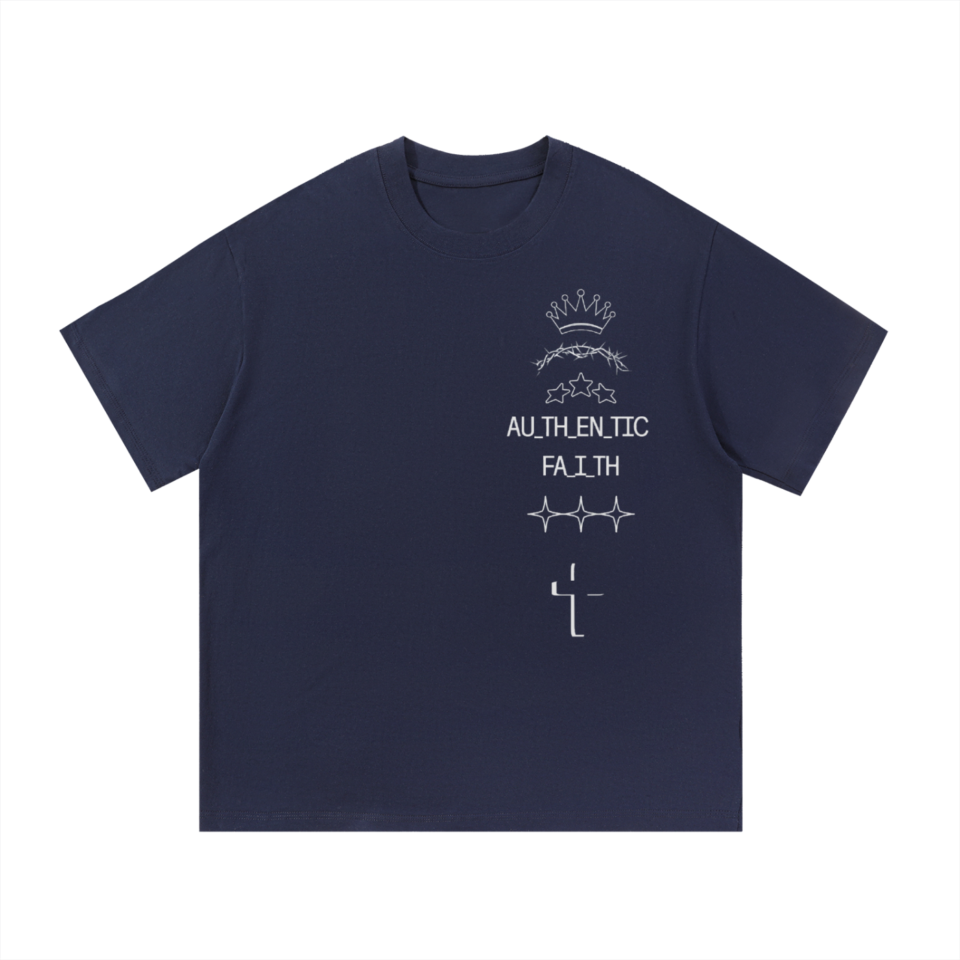 AUTHENTIC FAITH Essential Cotton T-Shirt